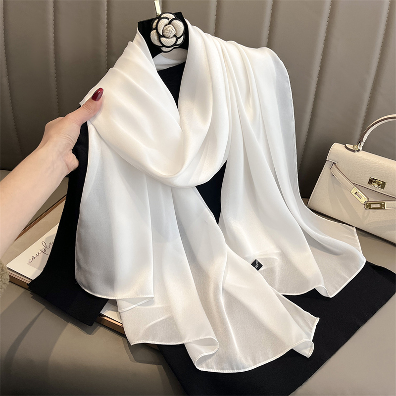 Scarf Silk Square - 2024 Lüks Marka Bahar Büyük Uzun