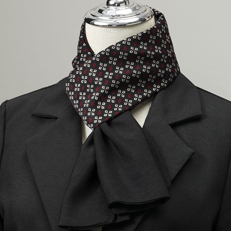 Scarf Silk Square - Erkek Eşarp İmitasyon İpek Boyun Eşarbı