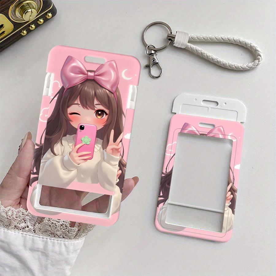Lanyard Badge Holder - Güzel Kız Kapak Kılıfı 1 Adet