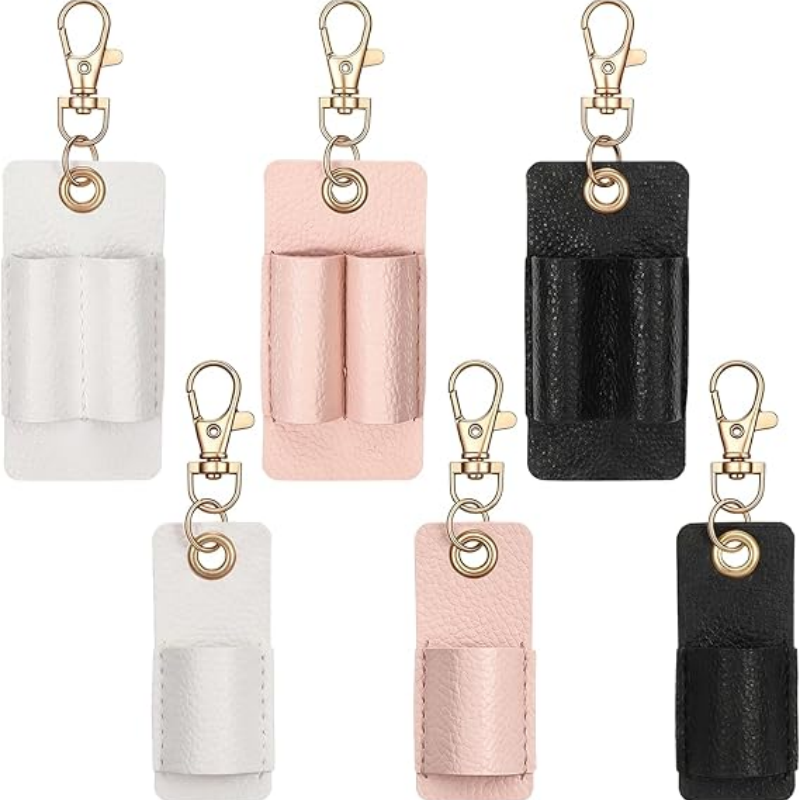 Lanyard Badge Holder - Deri Kalemlik, Kordonlu Kalemlik Aparatı, Siyah
