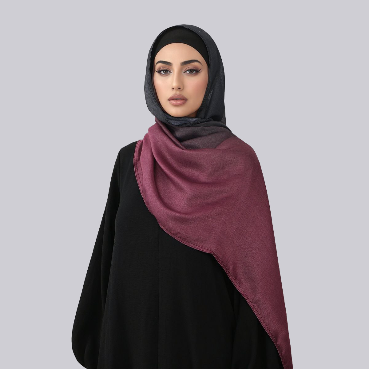 Head Wrap Turban - Kadınlar için Degrade Pamuklu Rayon Eşarp,