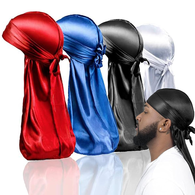 1-4 adet yeni ipek Durag Banda - Bandana Doo Rag incelemesi ve fiyatı