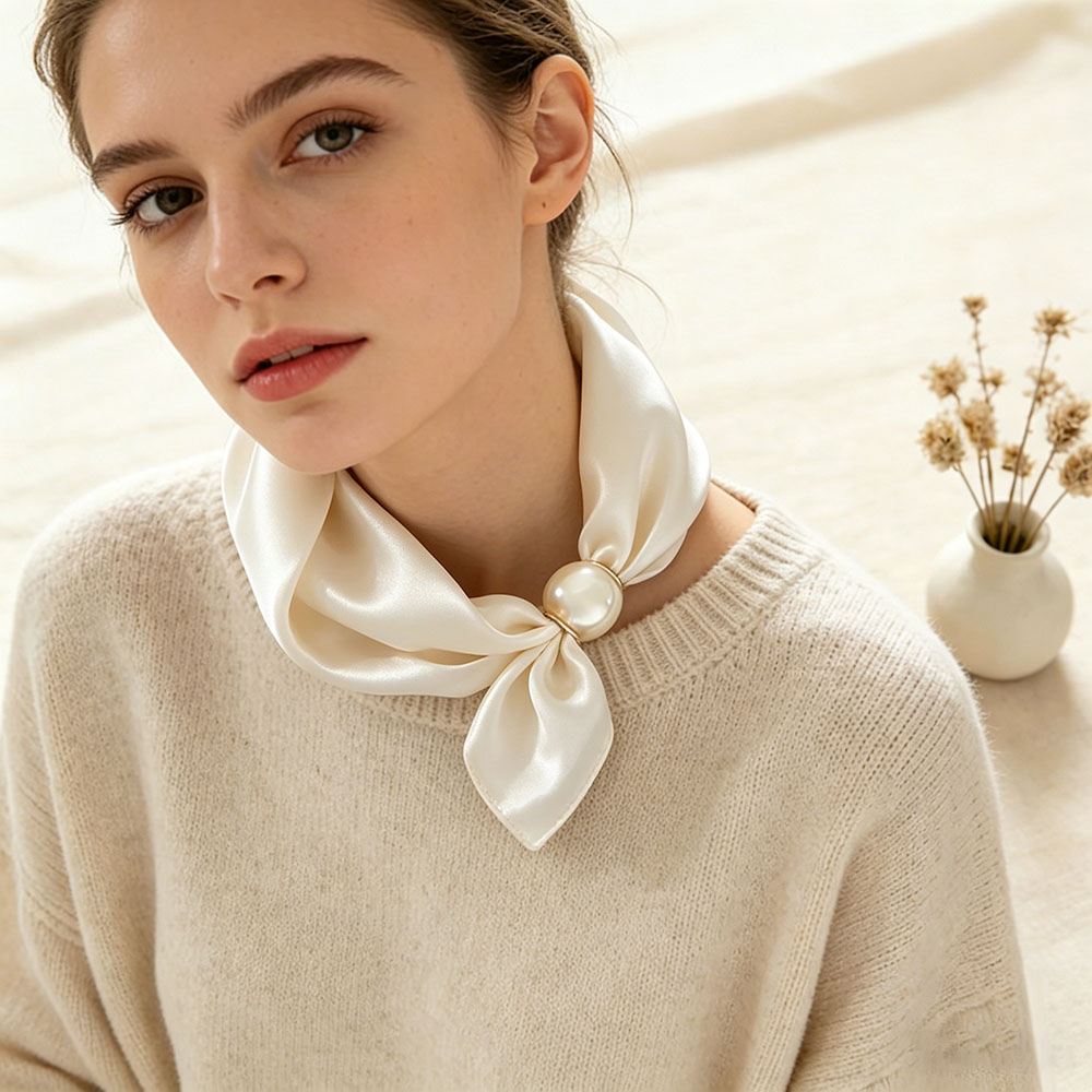 Eşarp Zinciri İpek Tembel Many - Ascot Neck Scarf incelemesi ve fiyatı