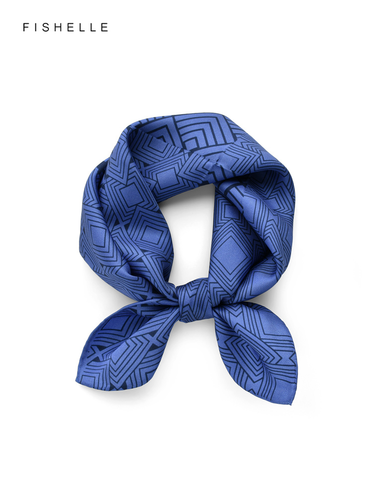 Çin klasik mavi beyaz porselen - Scarf Silk Square incelemesi ve fiyatı